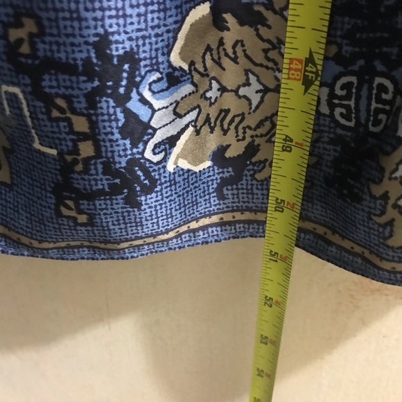 Banana Republic 100% Silk Maxi Dress Spaghetti Straps Beach Coastal Boho Sz 6 S - Picture 6 of 7